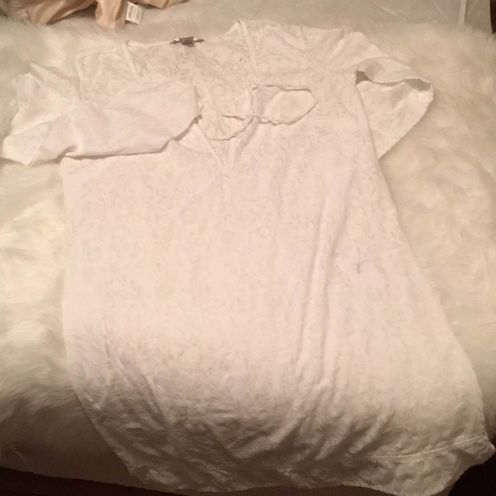 White Burnout Victoria's Secret Dress/Cover-Up